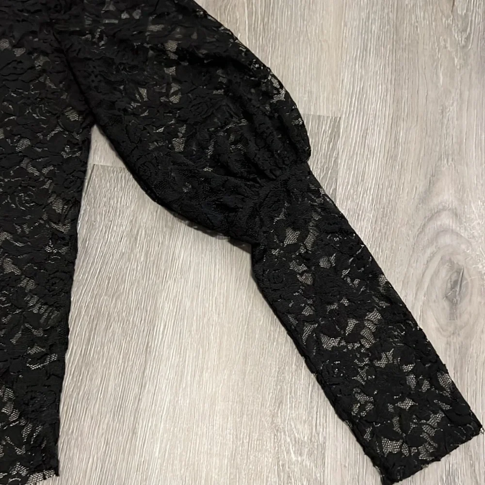 Zara lace top 🖤. Size S - Picture 7 of 7